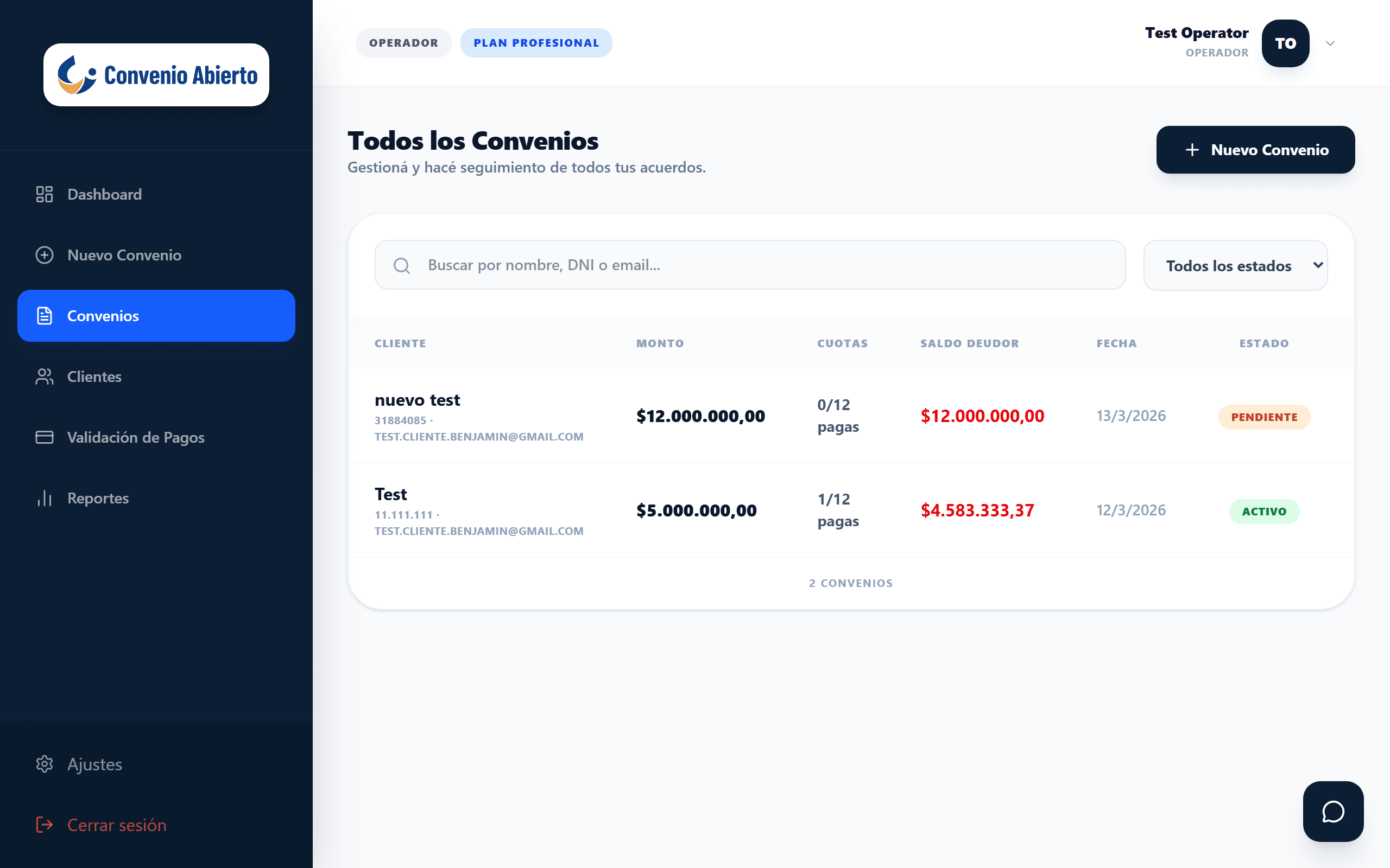 Gestión Centralizada